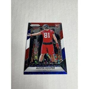 Austin Hooper 2016 Panini Prizm #226 Red White Blue Disco Rookie Card RC Falcons